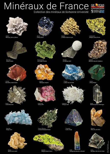 poster mineraux collectionner 2019