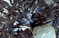 Arsenopyrite, calcite xx 3 cm