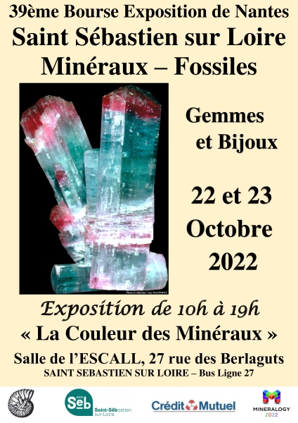 affiche-39eme-bourse-expo-mineraux-et-fossiles-de-nantes-2022